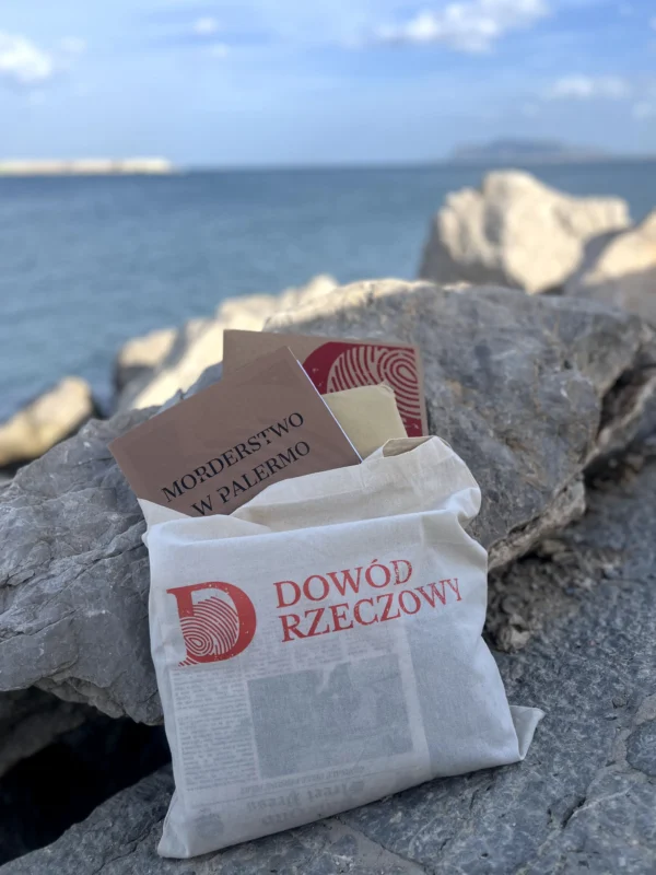 Zestaw "Morderstwo w Palermo" + Torba na Ramię