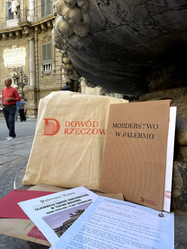 Zestaw "Morderstwo w Palermo" + Torba na Ramię